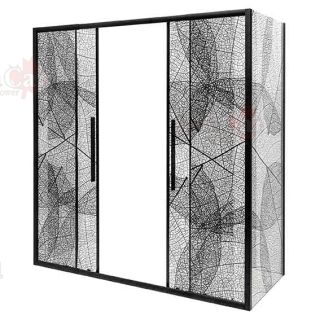 Душевой уголок AvaCan FB2 170-190 + SB80 чёрный